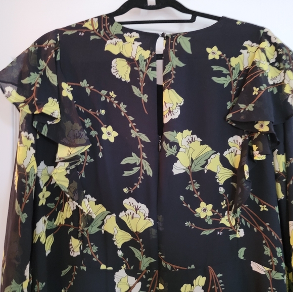 Black and yellow floral dress. NWT! - Picture 7 of 7